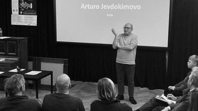 Sveikiname naujai išrinktą Lietuvos kinematografininkų sąjungos pirmininką Artūrą Jevdokimovą