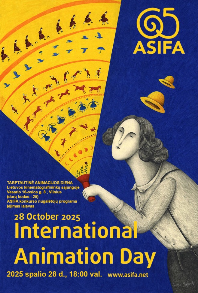 TARPTAUTINĖ ANIMACIJOS DIENA! ASIFA 65-osios METINĖS.