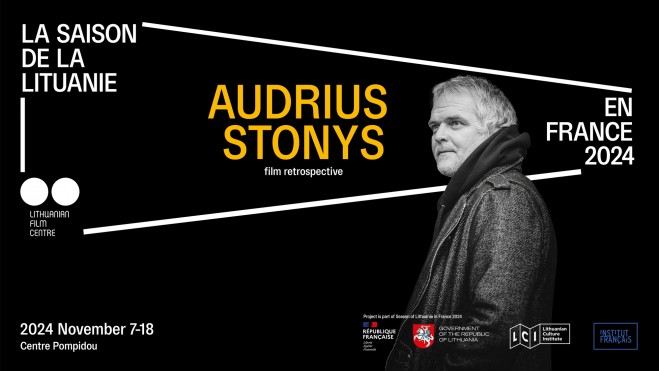 Audriaus Stonio filmų retrospektyva  – Pompidou centre Paryžiuje