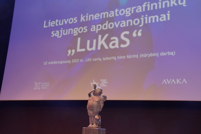 Įteikti Lietuvos kinematografininkų sąjungos &bdquo;LuKaS&ldquo; 2025 apdovanojimai